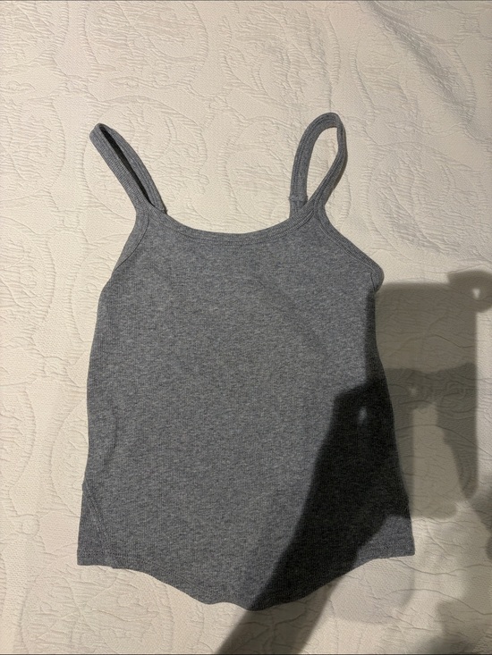 Kasics Tops - KAsics Gray Ribbed Tank Camisole grey